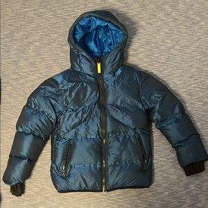 Champion Reflective Blue Puffer Ski Coat